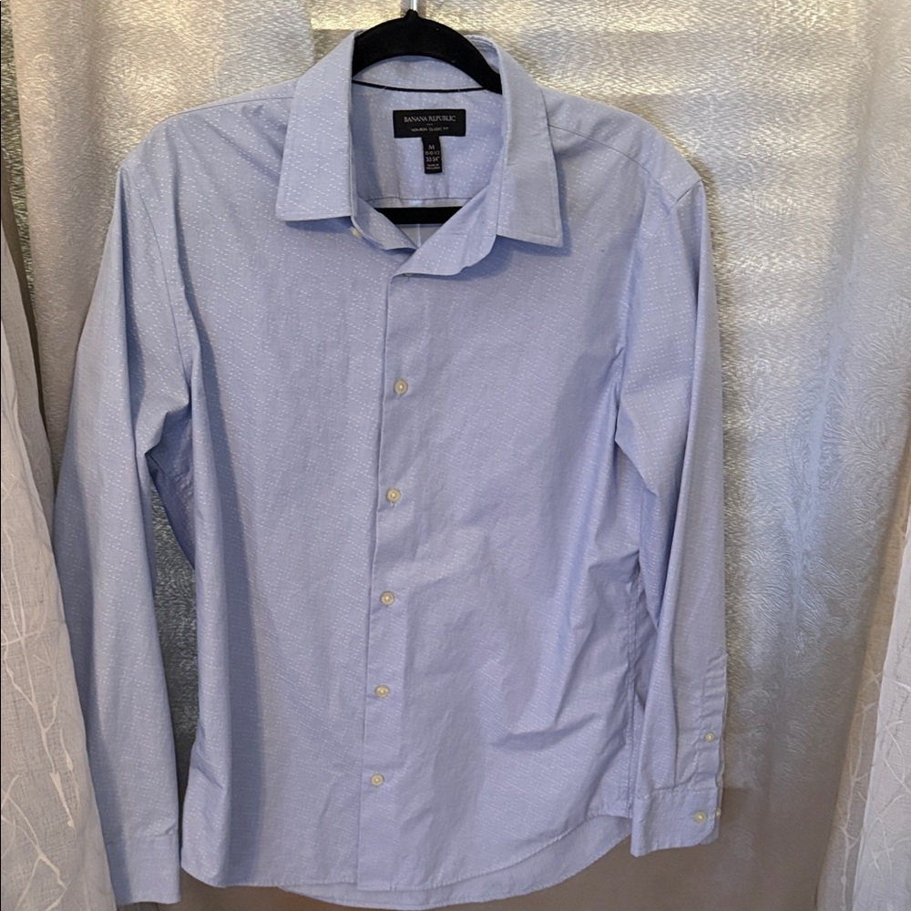Banana Republic Factory Light Blue Long Sleeve Shirt